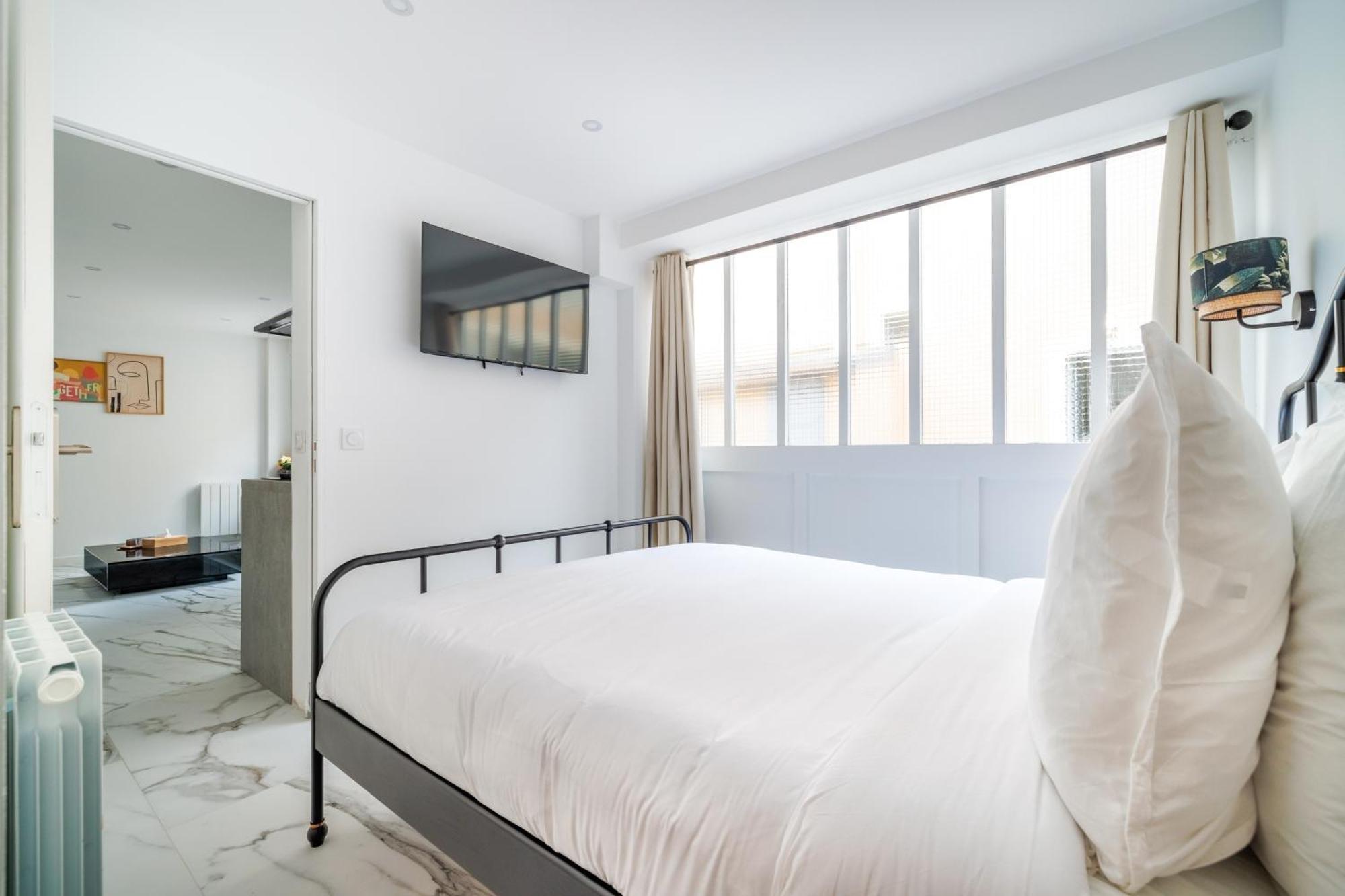 Spacious Flat For 4 People #1 Asnieres-sur-Seine Luaran gambar