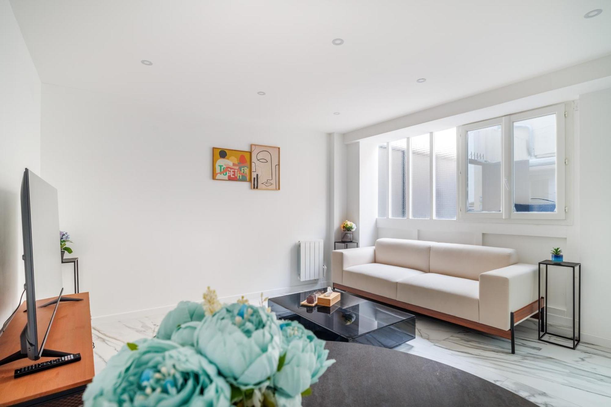 Spacious Flat For 4 People #1 Asnieres-sur-Seine Luaran gambar